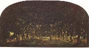 Theodore Rousseau The Chestnut Avenue (mk09) oil painting reproduction